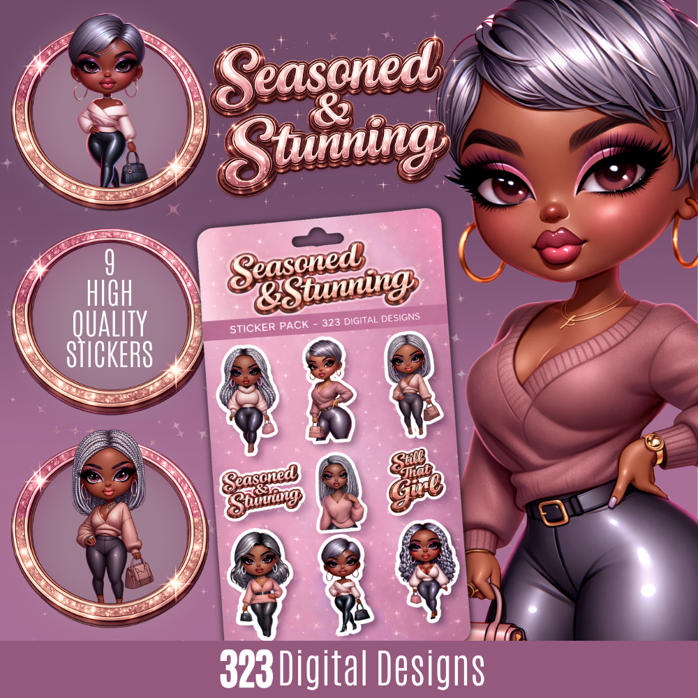 Seasoned & Stunning Sticker Pack