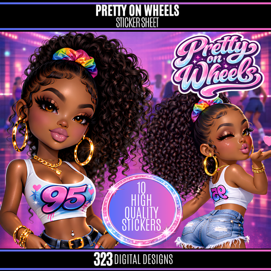 Pretty on Wheels Sticker Pack