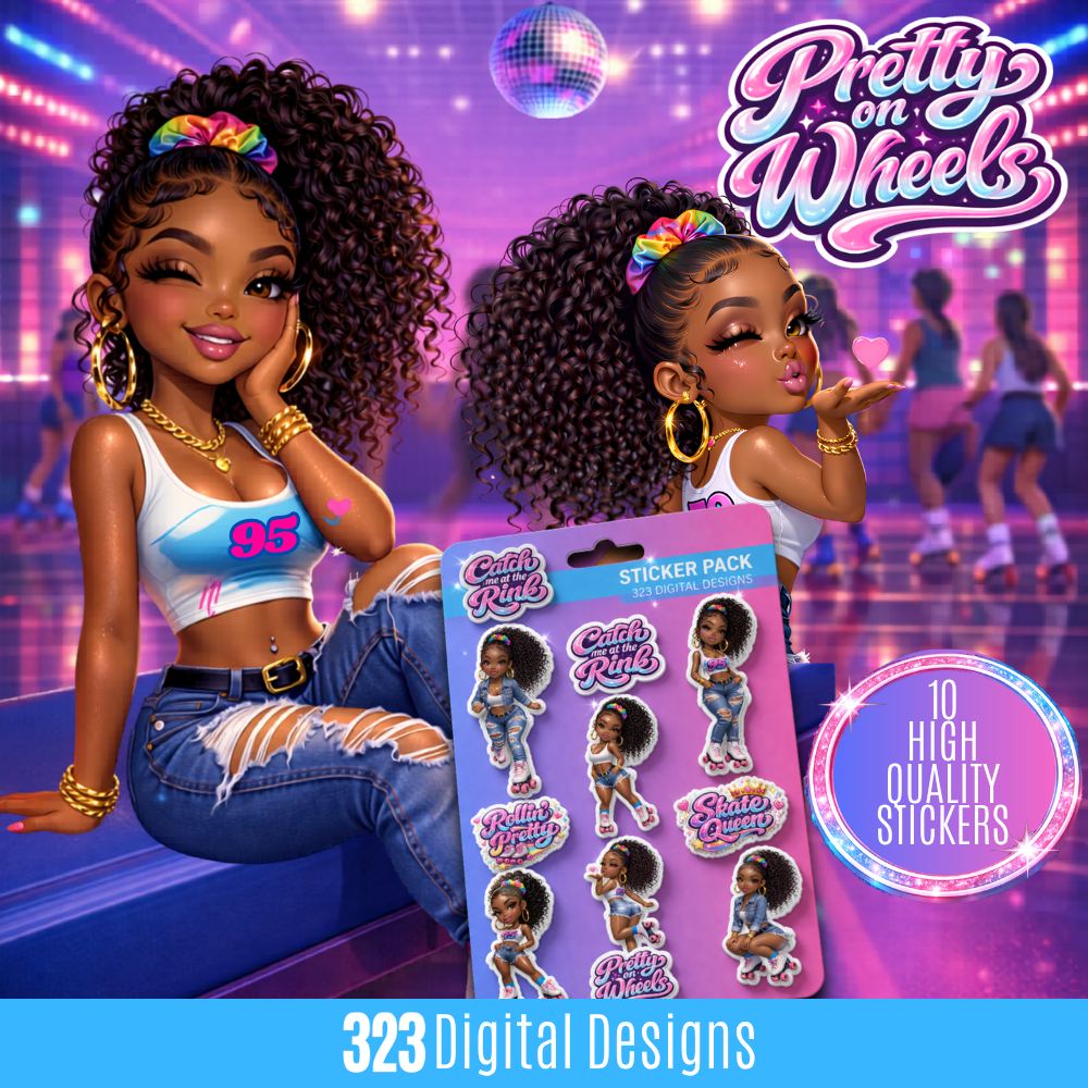 Pretty on Wheels Sticker Pack