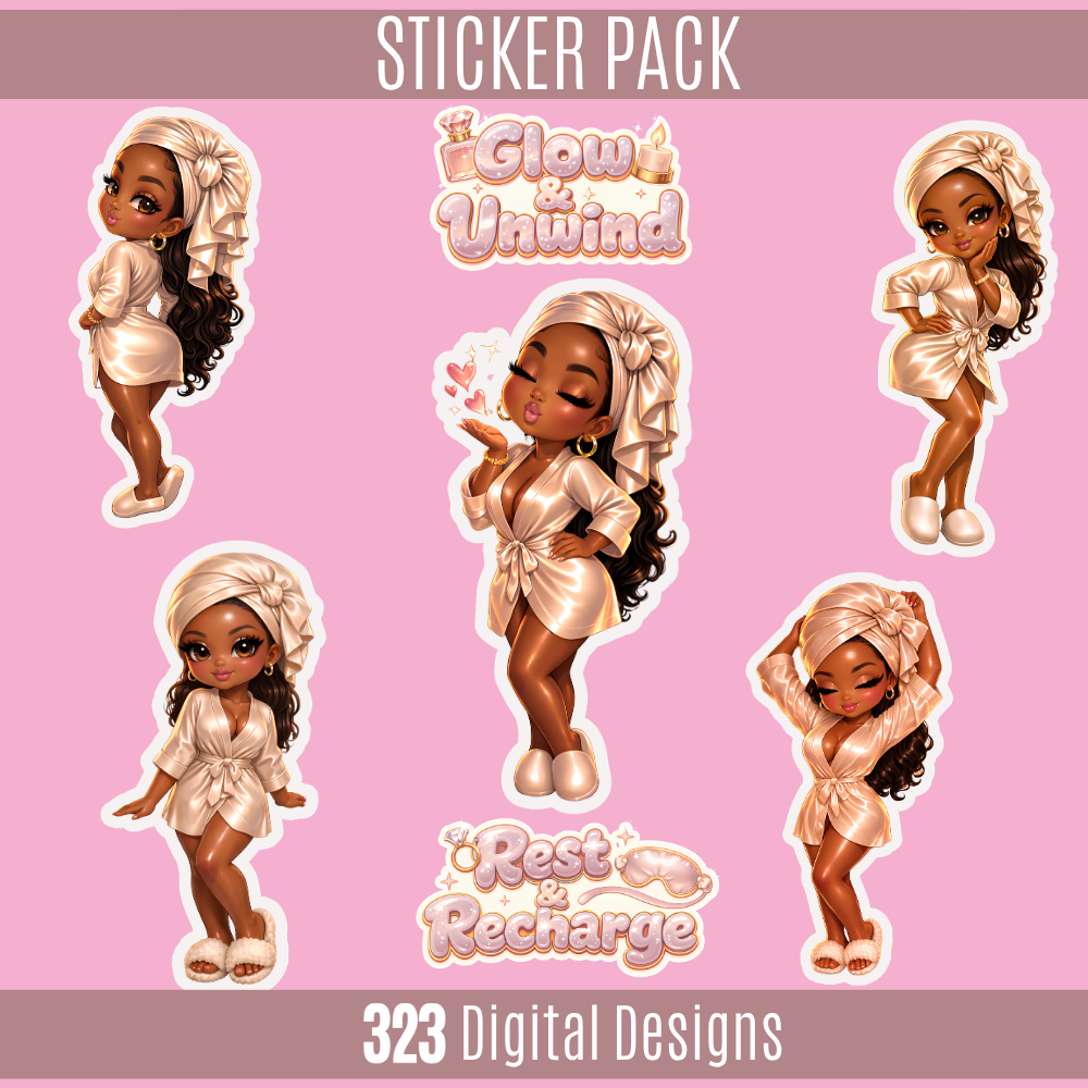 Rest & Recharge Sticker Pack