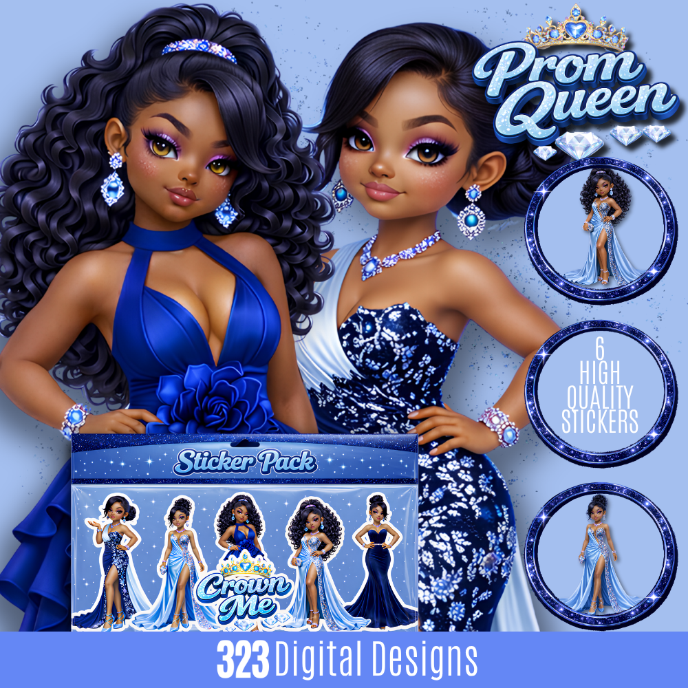 Midnight Prom Queen Sticker Pack