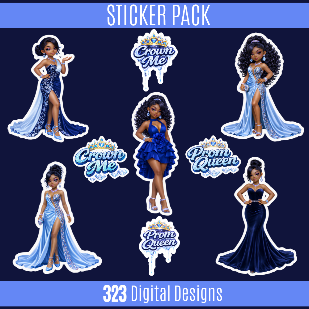 Midnight Prom Queen Sticker Pack